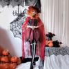 Halloween Costume Adult Female Cosplay Witch Costume Witch Vampire Sexy Shawl Cape Dress Female