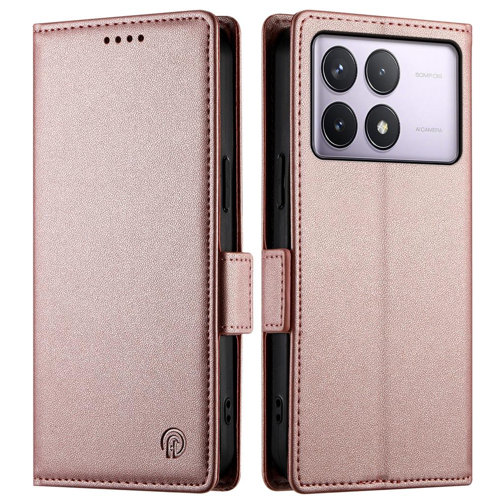 DF-010 Для Xiaomi Poco F6 Pro 5G/Redmi K70 5G/K70 Pro 5G Чехол-кошелек из ПУ кожи, подставка, чехол для телефона