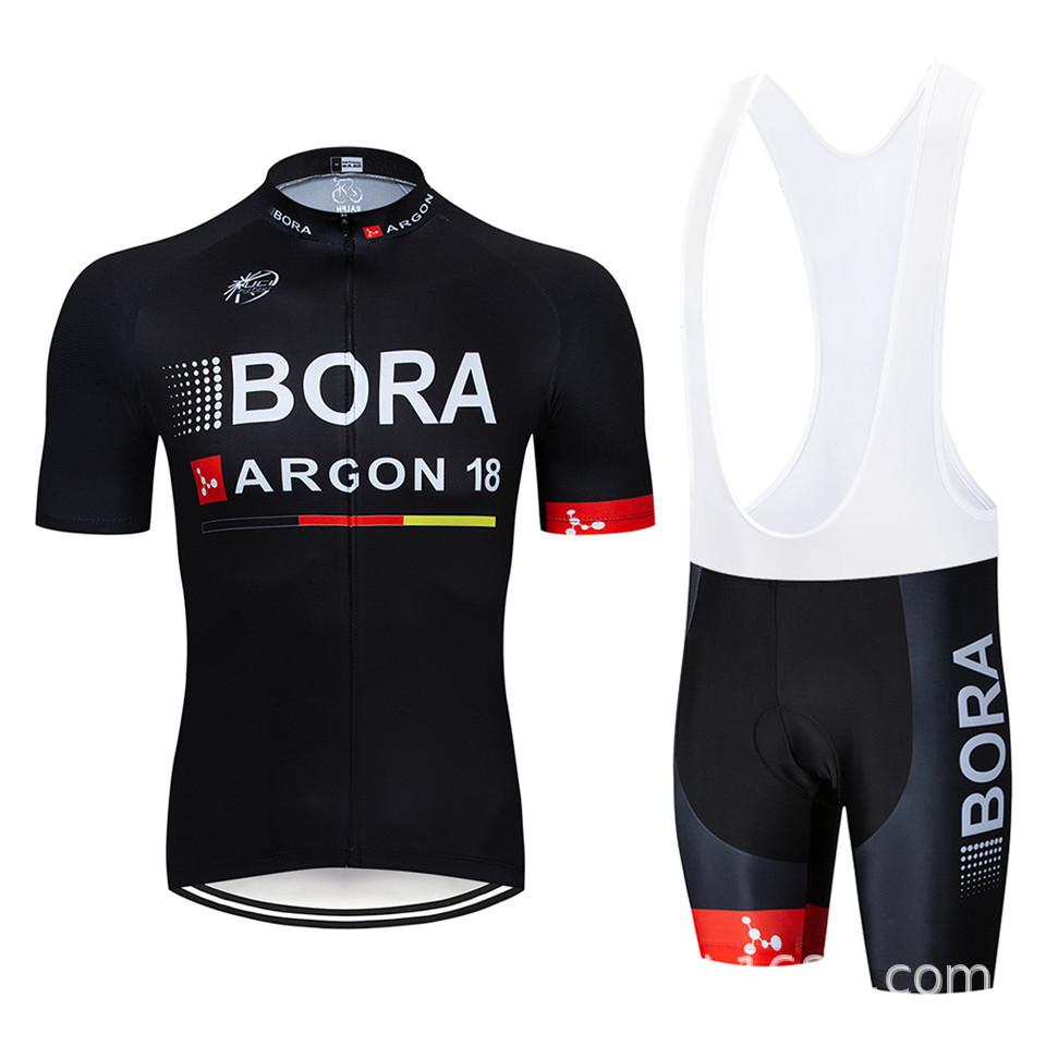 New BORA Short-sleeved Cycling Suit Summer Road Cycling Top Men's Overalls