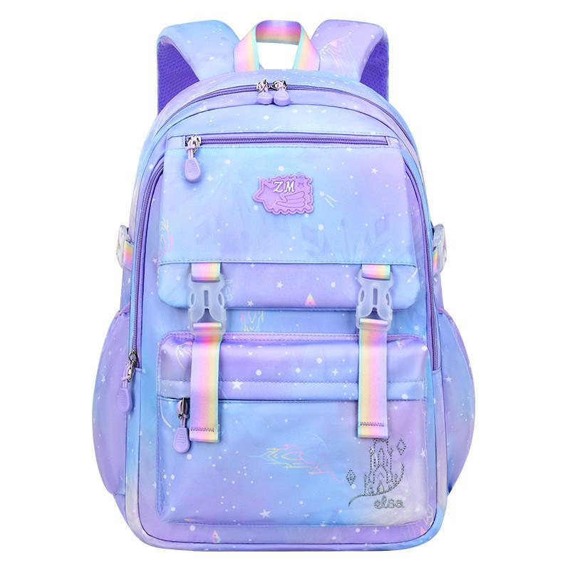 Baby Kids Backpack For Elementary School Girls With Lightweight Nylon And Gradient Design For School Use
