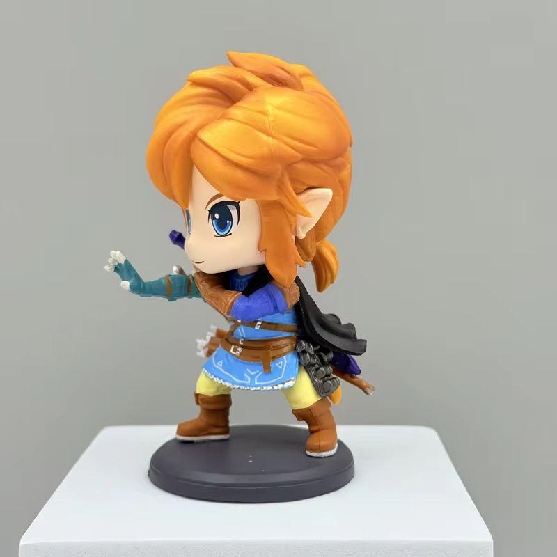 Аниме Персонаж Серия The Legend Of Zelda Линк Q Версия Фигурки Действия Настольное Украшение Модель Игрушки Коллекционные Периферия Подарки