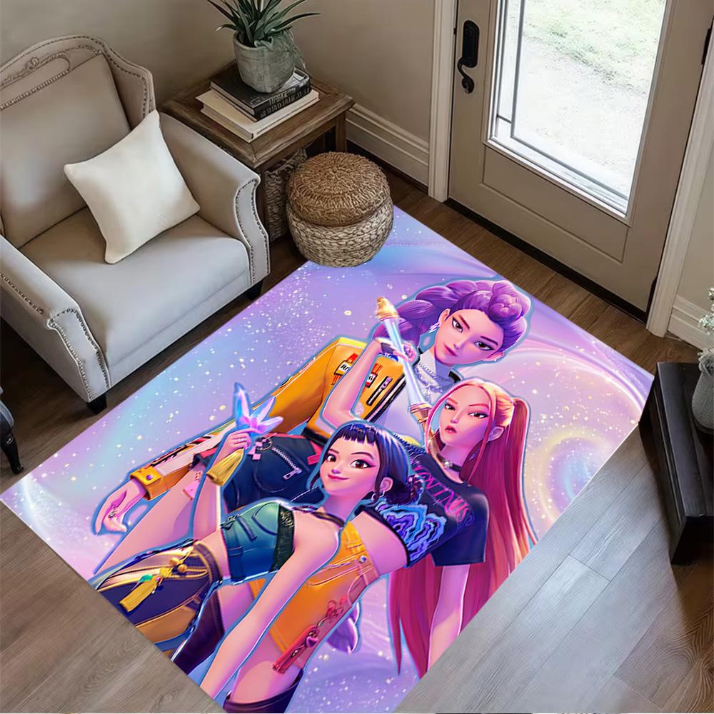Dance Party Stars Floor Mat Suitable for Hallway Game Room Playrooms Dormitory Anti-slip Rug Decorate Offices Spiritual Gift