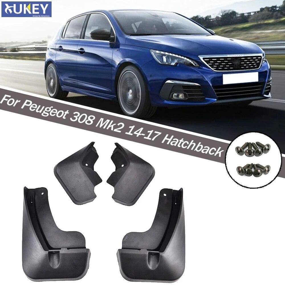 Для Peugeot 308 Mk2 хэтчбек люк, автомобильные брызговики, брызговики, брызговик, крыло, переднее и заднее 2014 2015 2016 2017