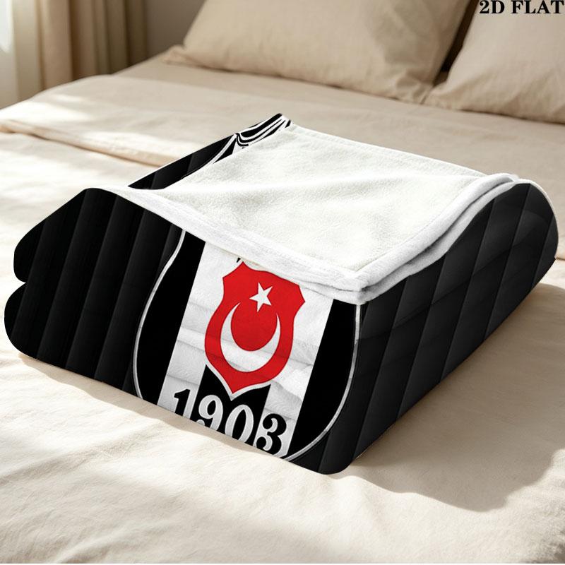Custom Beşiktaş J.K Blanket, High quality Comfortable for All Seasons, Home Decor, Warmth and Comfort