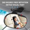 SEAMETAL Car Mirror Interior Baby Mirrors 360 Degrees Rotatable Dashboard Windshield Sun Visor Plate Auxiliary Observe Mirror Interior Mirrors6