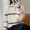Women Sweater 100% Wool TIDENOVEL Turtleneck Knit Pullover Turn-down Collar Thick Winter Jumpers Female Knit Tops