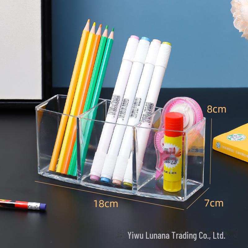 Акриловый пылезащитный держатель для ручек и органайзер для кистей для макияжа
