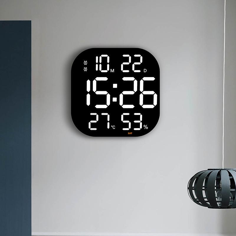 LED Acrylic Decorative Gym Wall Clock with Countdown Timer for Living Room