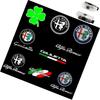 Для аксессуаров 159 166 GT Giulia Giulietta Mito Stelvio Brera Светодиодный проектор логотипа двери автомобиля Свет приветствия Стайлинг автомобиля