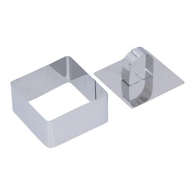 Форма для мусса из нержавеющей стали, кольца для десертов, формочки для торта, салатов, пирожных, выпечки