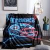 Tennessee Logo Art Blanket Lightweight Flannel Bedding Blanket Perfect for Travel, Camping, Living Rooms, Offices, Sofas, Fan Christmas gift
