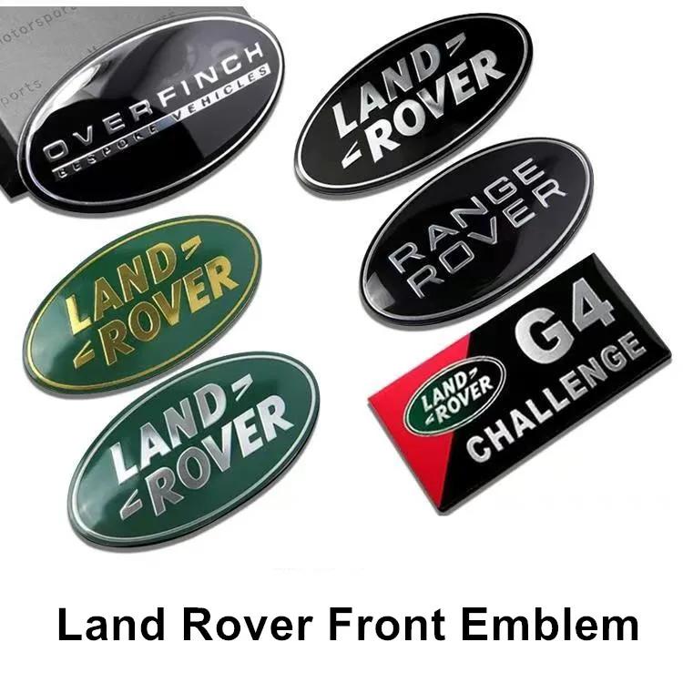 Front Grille Tail Trunk Emblem For Land Rover Discovery Range Rover Evpque Defender 3 4 Velar Freelander Sport Auto Decoration FG1