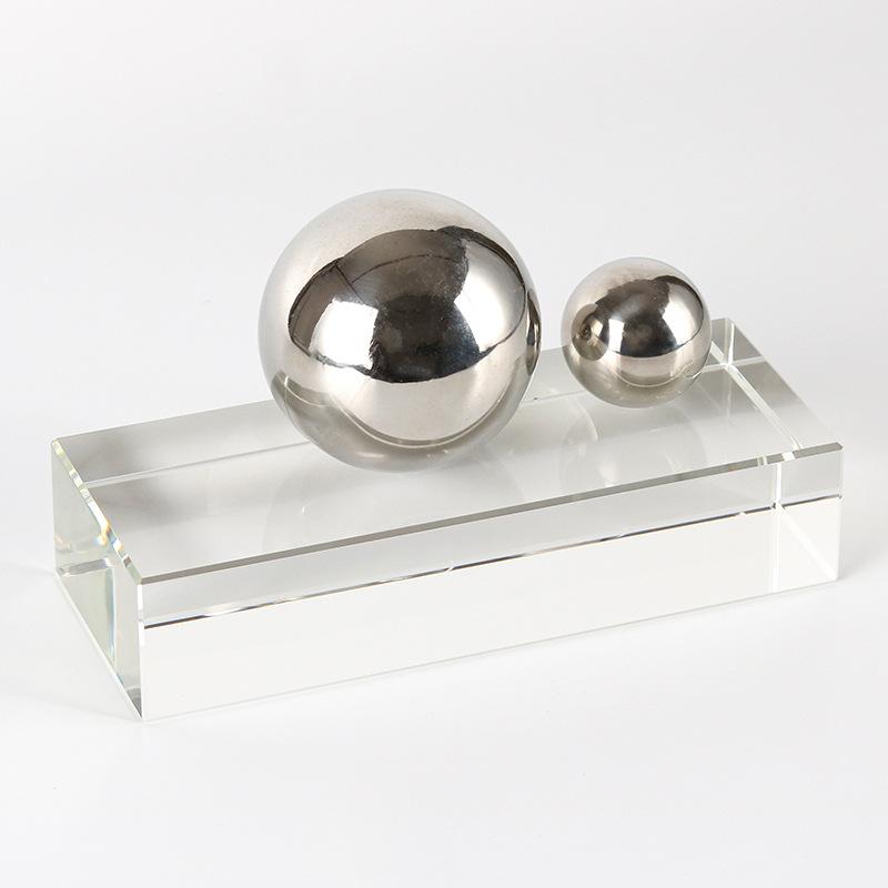 Minimalist Metal Ball Home Crafts Villa Sample Room Study Living Room Modern Light Luxury Soft Decoration Ornaments