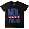 Neil Young Unisex Adult Star Logo T-Shirt