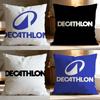 Горячая наволочка D-Ddecathloned Мягкая стирающаяся наволочка для подушки Многоцелевая для дивана, кровати, путешествий, офиса