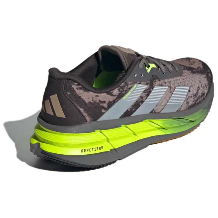 Adidas Adistar 3 Comfortable Simple Non-Slip Durable Low-Top Casual Running Shoes Men Sneakers Gray Black ID6173