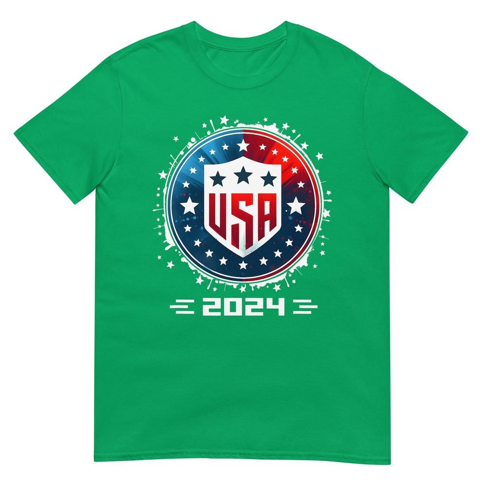 США 2024 Go United States Спорт Команда США 2024 Футболка США