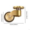 Колеса для мебели с поворотным роликом Heavy Duty Brass