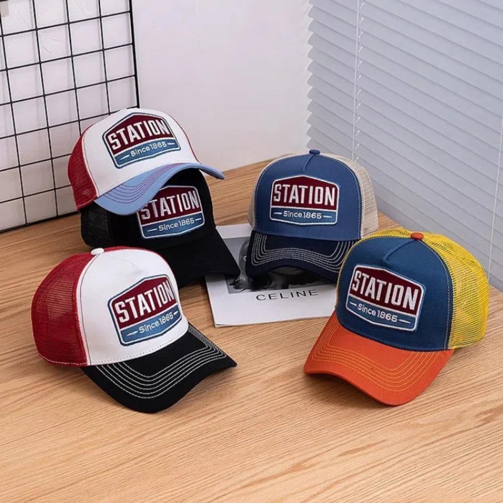 Adjustable Hip Hop Hat Embroidered Trucker Hat Classic Baseball Cap Men and Women