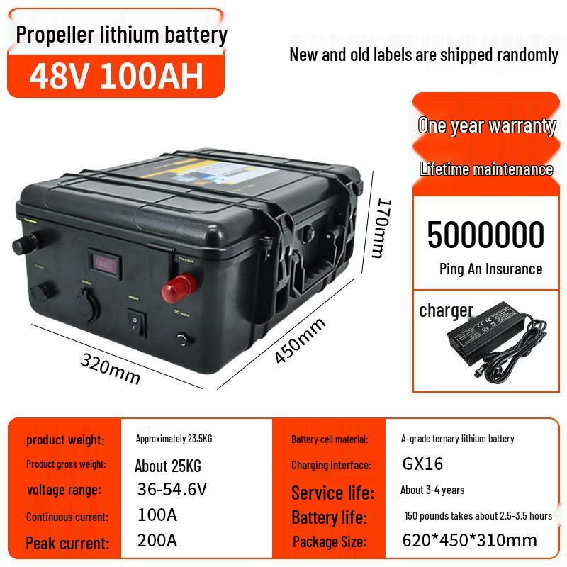 12В Высокомощная Долговечная Литий-Железо-Фосфатная Батарея для 24-вольтового Подвесного Мотора и 48-вольтового Электрического Лебедки для Сети