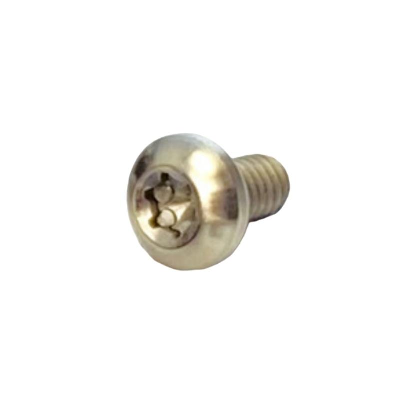 10 шт. 6 мм титановый сплав материал изготовление винта для ручки ножа T8 винты с круглой головкой M2.5 винт шпинделя для ручки ножа аксессуары