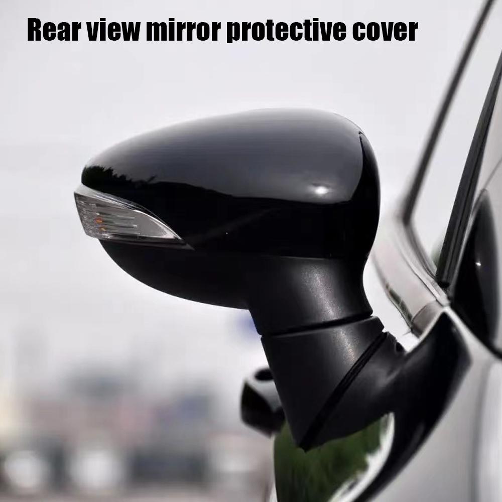 Левый &; Правое крыло автомобиля, дверь, углеродное волокно, чехлы на зеркало заднего вида, накладка, чехол для Ford Fiesta Mk7