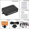 Car Led Parking Sensor Kit Consists Of 4 Sensors Diameter Of 22mm Reverse Radar System Sound Alert Indicator Functions