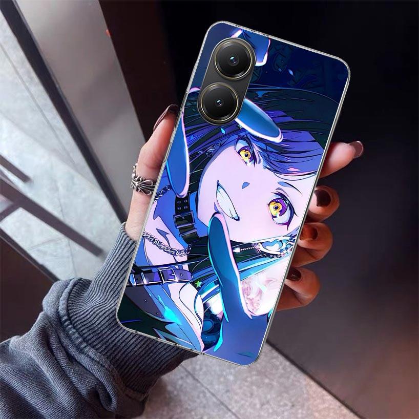 Oshi No Ko Phone Case For Xiaomi Poco X5 X6 X7 Pro F7 Ultra M7 Redmi 15C 15 13C 13 12C 12 10 10C 10A 9 9C 9T 9A Cover Poco X3 X5