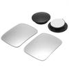 1Pair Blind Spot Mirror 360° Wide Angle Convex Rear Side View Car Accessories