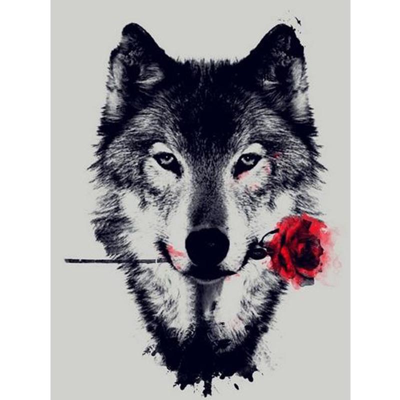Алмазная мозаика 5D для DIY Волки