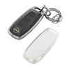 SKYBELL Key Case, Nissan Key Cover, Transparent, Compatible with Nissan, Sakura, Aria, Serena, X-Trail, Intelligent Key, Smart Key, Clear