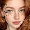 Halloween Face Tattoos Temporary Tattoos, Realistic Waterproof Water Transfer Stickers, Skin-friendly Tattoo for Adults Breathable Body Art,
