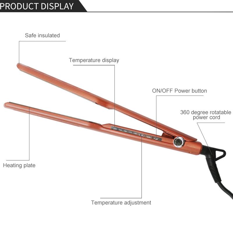 Выпрямитель для волос с покрытием из титана