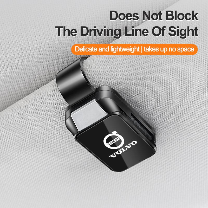 Для VOLVO XC40 XC60 XC70 XC90 V40 V60 V90 C30 S60 S90 Автомобильный интерьер Держатель для солнцезащитных очков Очки Хранение Зажим Аксессуары