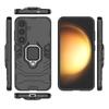 For Samsung Galaxy S25 5g Back Cover Phone Case Shockproof Armor Anti-Fall Metal Ring Holder Magnetic Protect Funda Coque Cases
