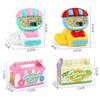Play House Ice Cream Counter Playset Puzzle Dessert Checkout Counter Toy  Toddler Kids