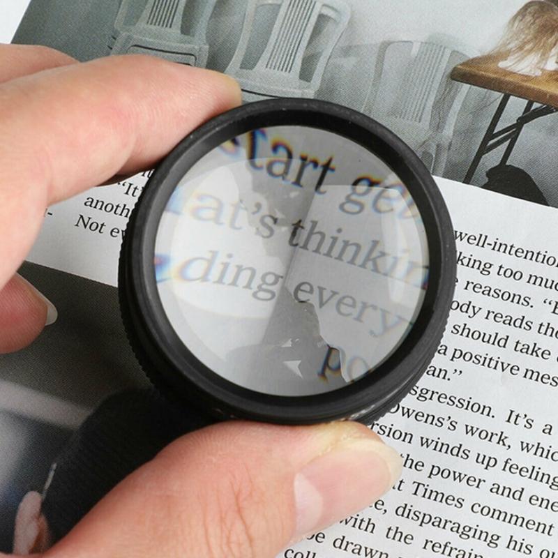30-кратные оптические лупы-увеличительное стекло-микроскоп-увеличительное стекло-линза, портативные для ювелира, монет, марок