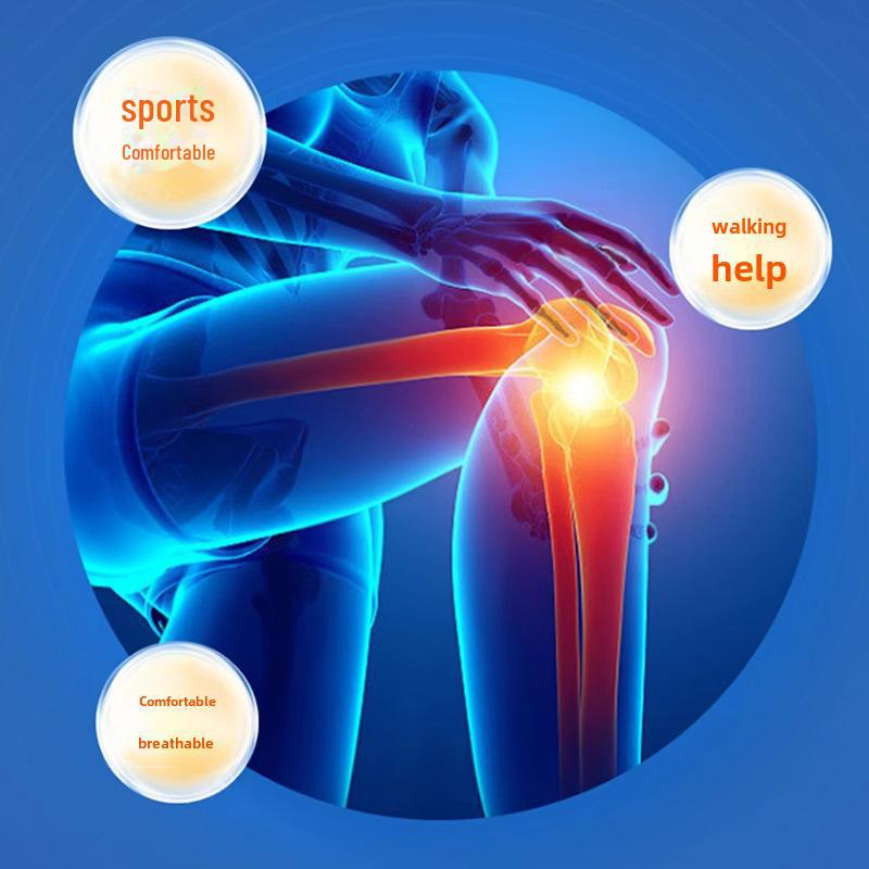 Спортивная накладка на колено с защитой надколенника: Регулируемая компрессионная поддержка при приседаниях
