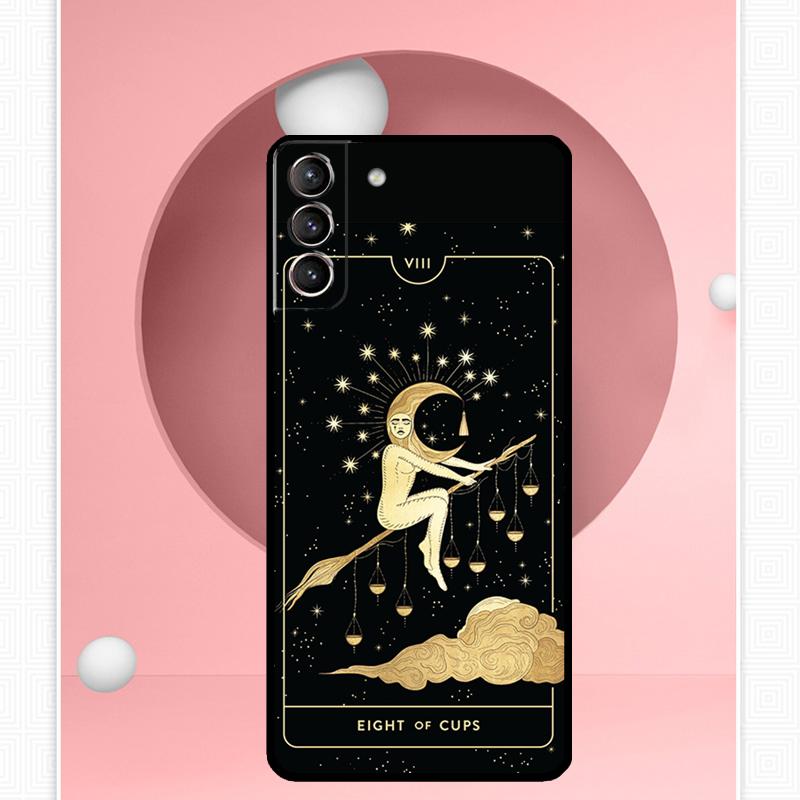 Witches Moon Tarot Mystery Totem Cover For Samsung Galaxy S23 S24 Ultra S8 S9 S10 S22 Plus Note 10 20 Ultra S20 S21 FE Case