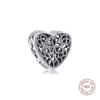 Fits Europe Bracelet Romance Heart Charms 925 Sterling Silver Beads Women Girls DIY Jewelry Making Gift
