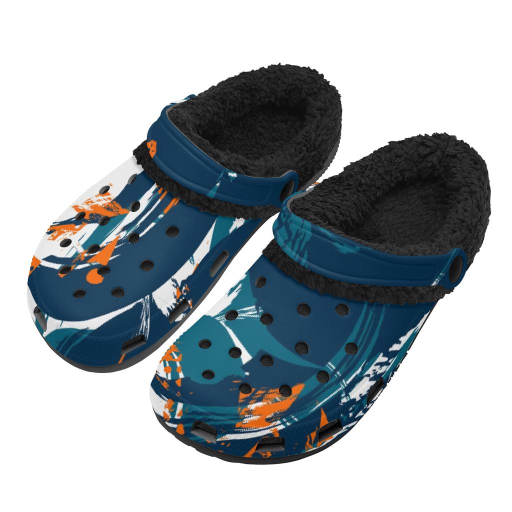 1 пара теплых сабо на подкладке из ЭВА и меха для мужчин и женщин, уютные зимние комфортные тапочки, мягкая легкая обувь для дома и улицы