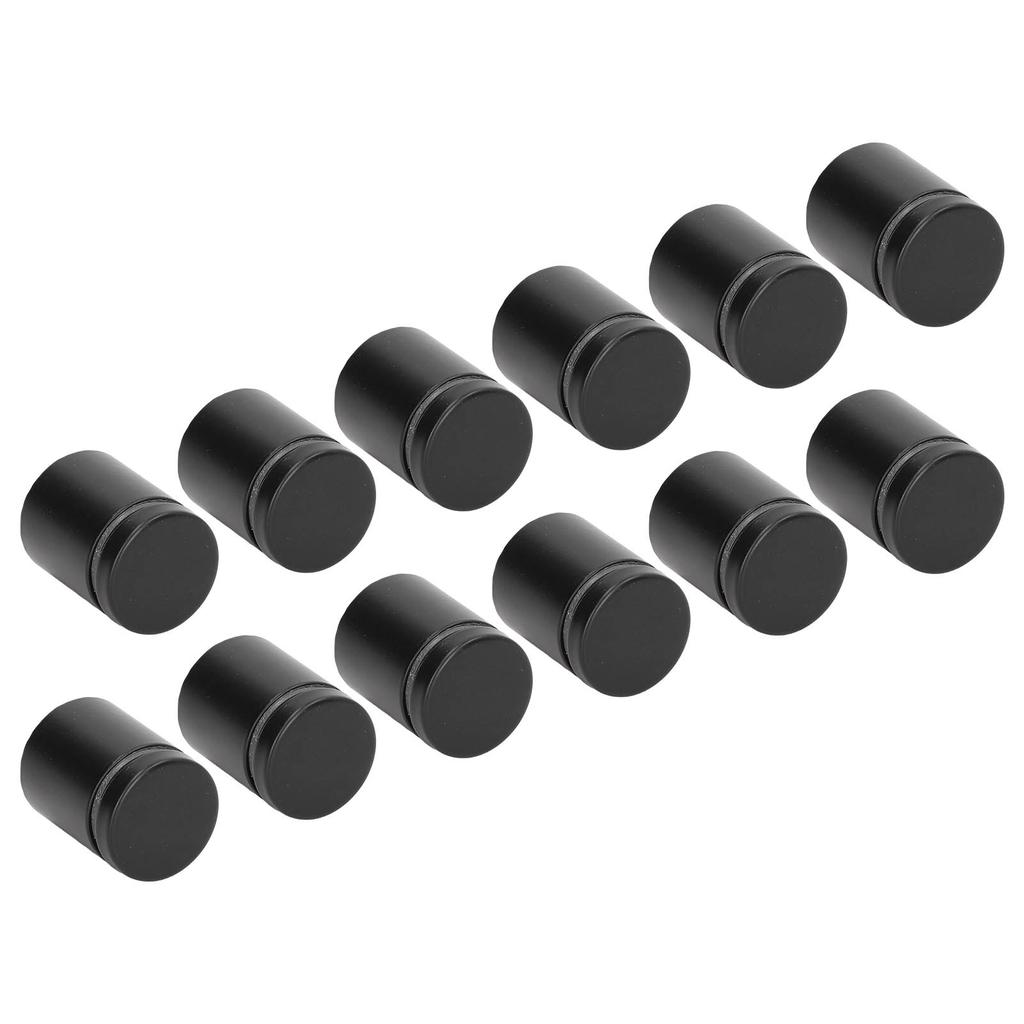 12PCS Advertising Nail Stainless Steel Stable Polished Surface Matte Black Standoff Screws for Gallery