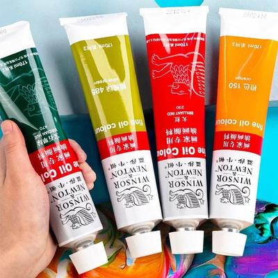 170 мл Большие Тюбики Масляная Краска Нетоксичная Отличная Кроющая Способность Winsor & Newton Пигменты для Масляной Живописи для DIY Художественные Принадлежности