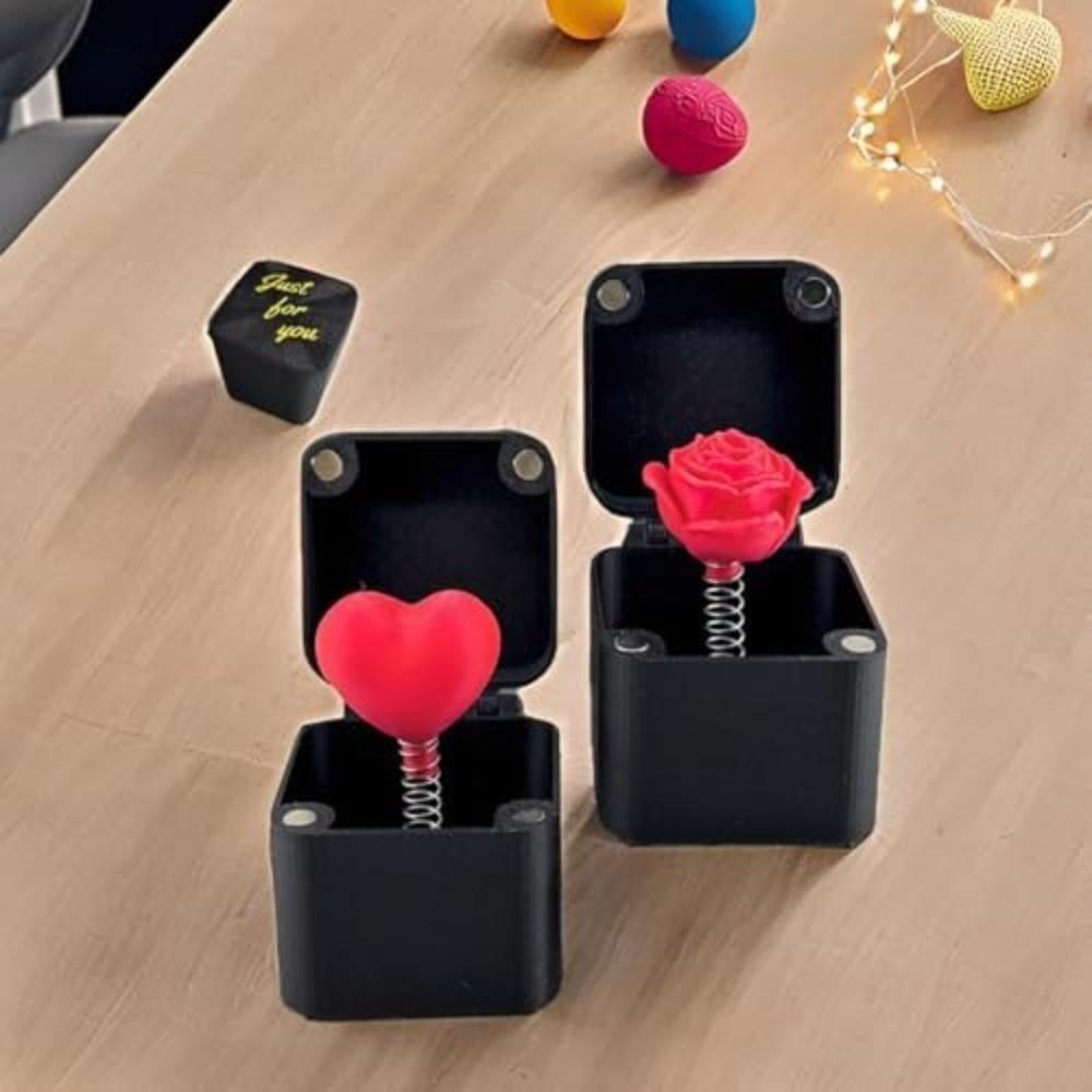 Pop-Up Prank Storage Box 3D Printed Gift Packaging Box Creative Annoying Gift Box  Valentine's Day