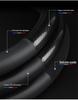 Roewe i5 (19-21) Steering Wheel Cover - Genuine Leather Suede, Four Seasons, Universal Fit, Carbon Fiber
