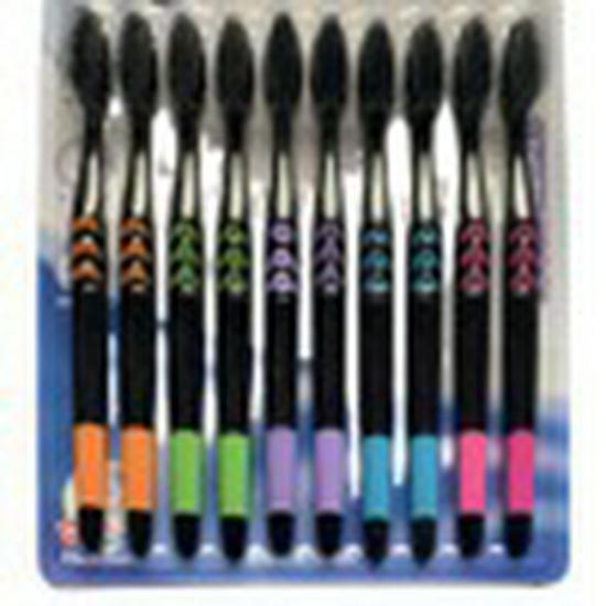 Зубная щетка Small Moon Soft Bamboo Charcoal — универсальный семейный набор для взрослых, мужчин и женщин