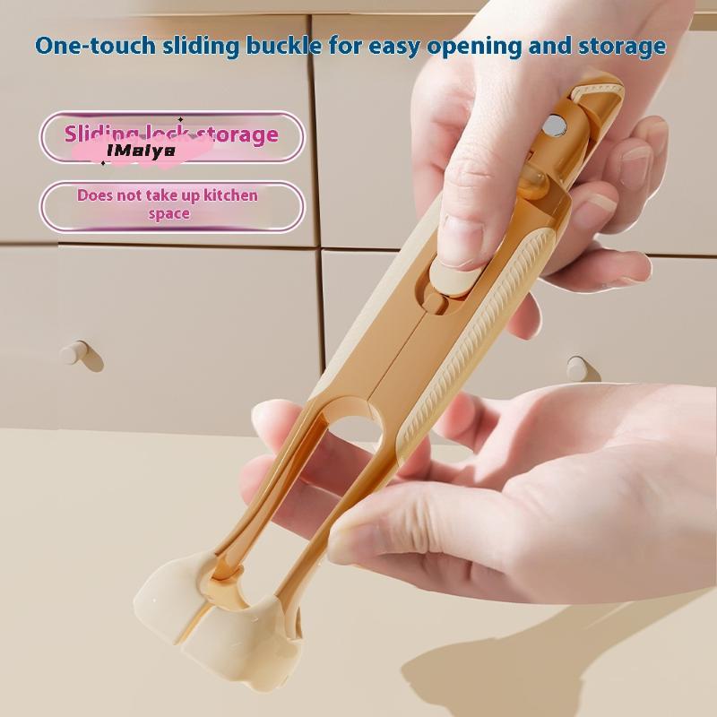 Whale Shape 2-in-1 Anti-Scalding Kitchen Clip Non-Slip ABS+Silicone Pot Bowl Holder Creative Kitchen Gadget