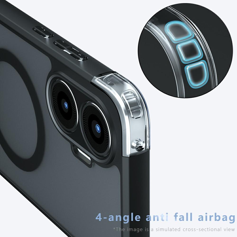 Matte Case for Xiaomi Redmi Turbo 4 Pro 5G/Poco F7 5G TPU+PC Skin Touch Phone Cover Compatible with MagSafe