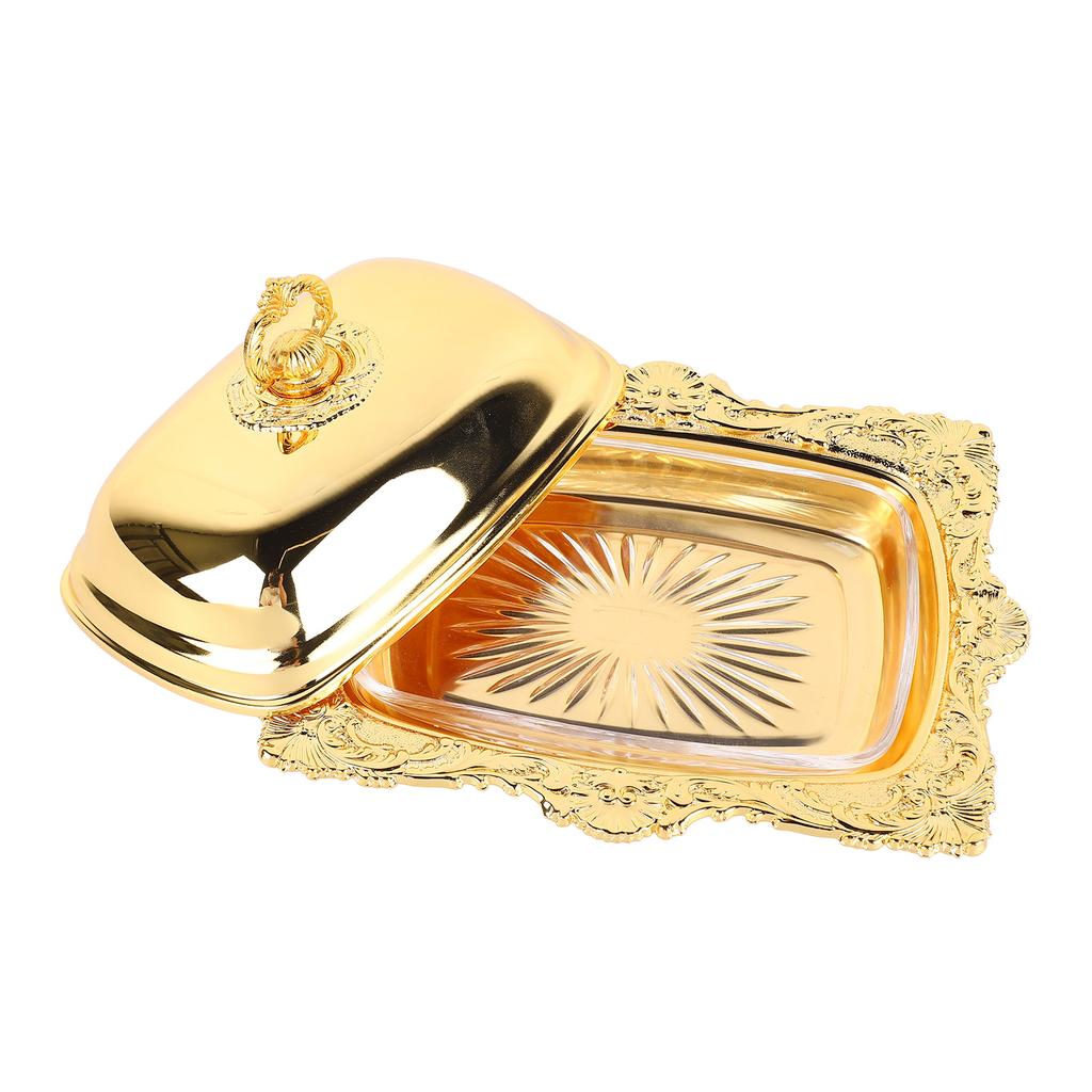 Металлическая масленка Европейская Винтажная Масленка Прямоугольный Многофункциональный Контейнер для Масла для