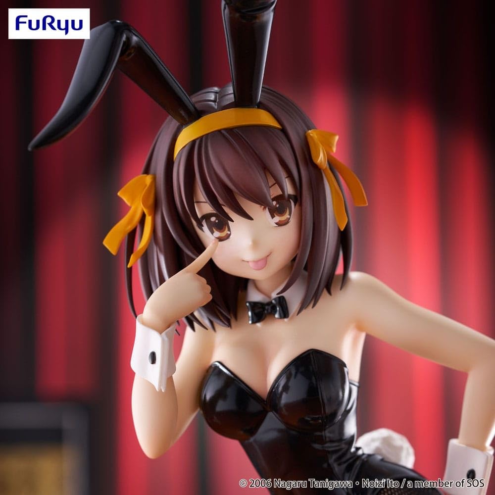 FURYU Меланхолия Харухи Судзумии BiCute Bunnies ПВХ Статуэтка Харухи Судзумии 26см